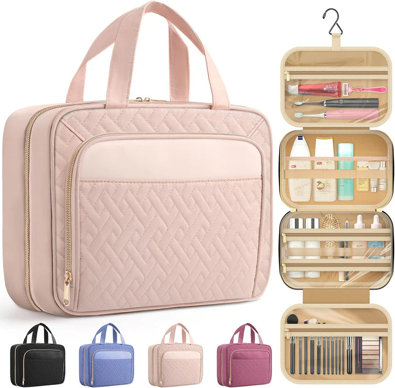 Large Travel Cosmetic Bag with Waterproof Hanging Hook (Free Shipping)