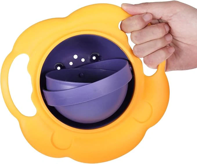 Baby Spill-Proof Gyro Bowl-FREE SHIPPING